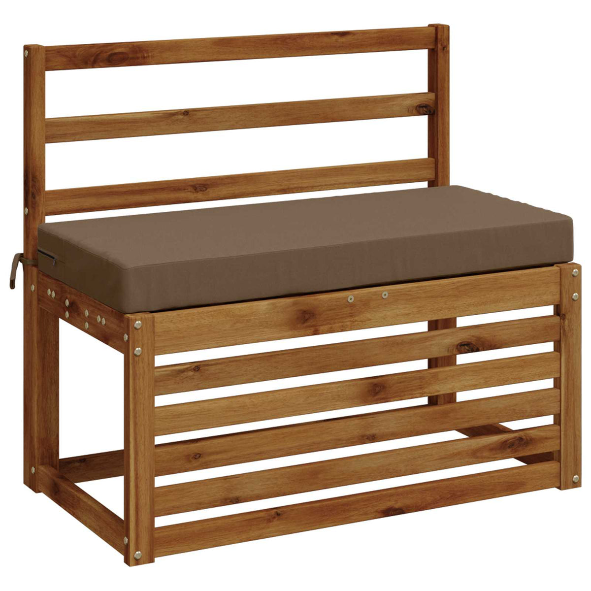 Bankkussen SOEST 100% Polyester Taupe 60 x 40 x 8 cm