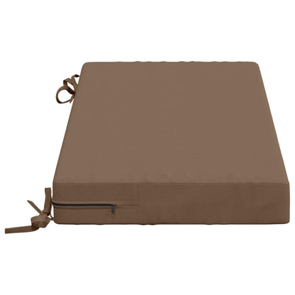 Bankkussen SOEST 100% Polyester Taupe 60 x 40 x 8 cm