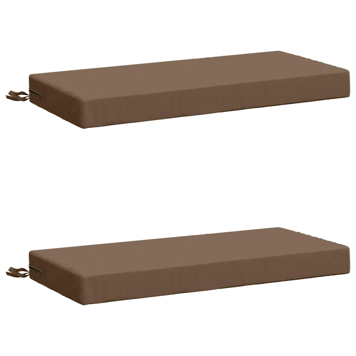 2-delige Bankkussens SOEST 2 st 100% Polyester Taupe