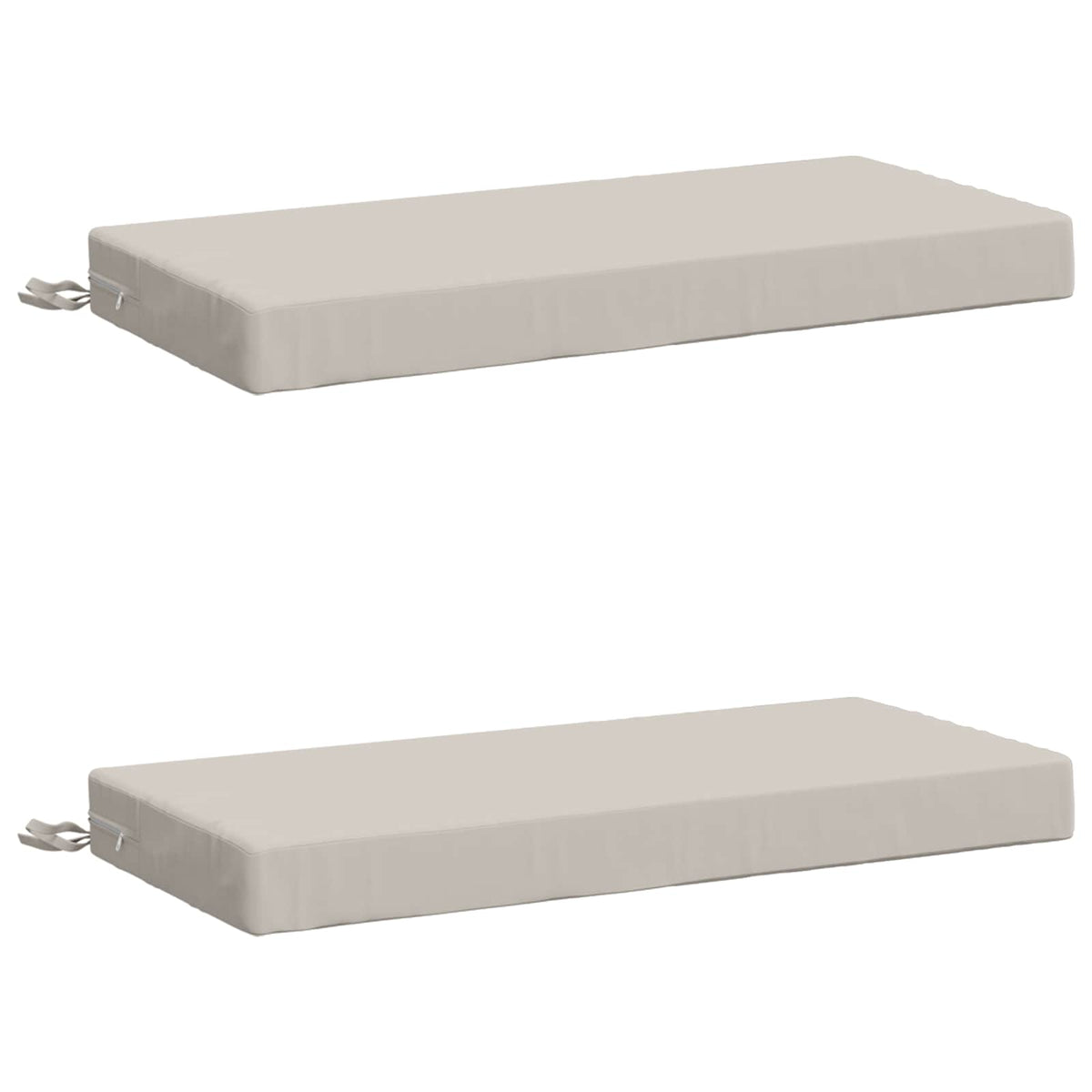 2-delige Bankkussens SOEST 2 st 100% Polyester Wit