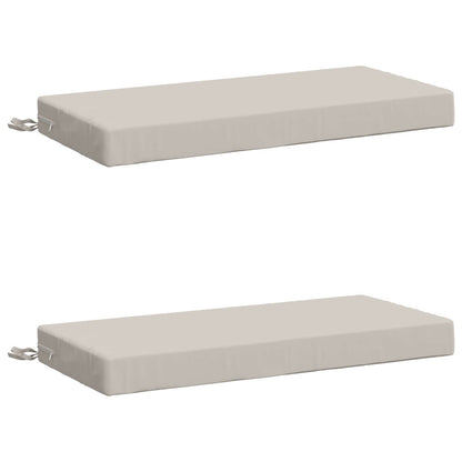 2-delige Bankkussens SOEST 2 st 100% Polyester Wit