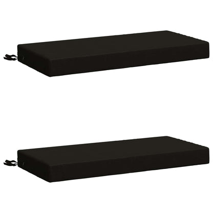 2-delige Bankkussens SOEST 2 st 100% Polyester Zwart