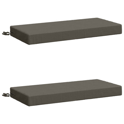 2-delige Bankkussens SOEST 2 st 100% Polyester Grijs