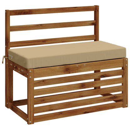 Bankkussen SOEST 100% Polyester Beige 60 x 40 x 8 cm