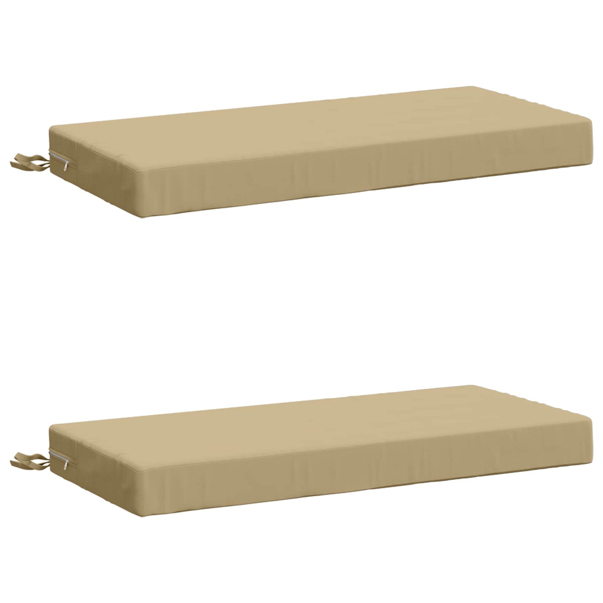 2-delige Bankkussens SOEST 2 st 100% Polyester Beige