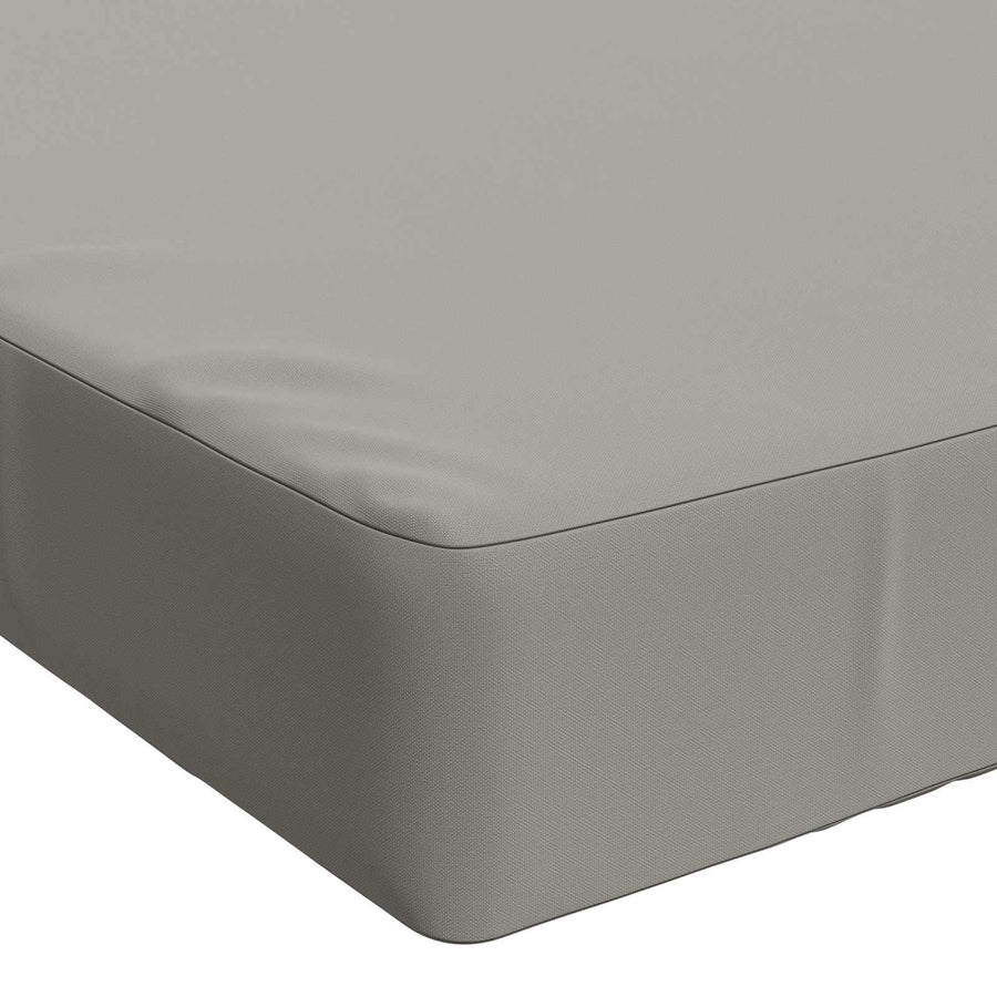 Bankkussen SOEST 100% Polyester Grijs 60 x 40 x 8 cm