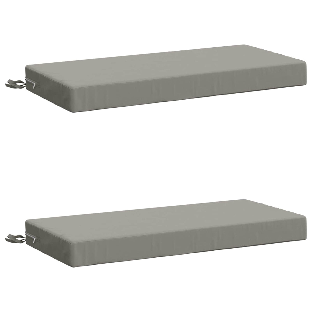 2-delige Bankkussens SOEST 2 st 100% Polyester Grijs