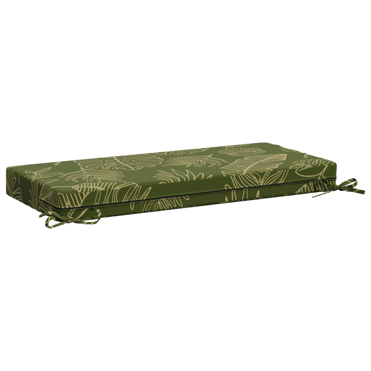 Bankkussen SOEST 100% Polyester Bladontwerp 60 x 40 x 8 cm