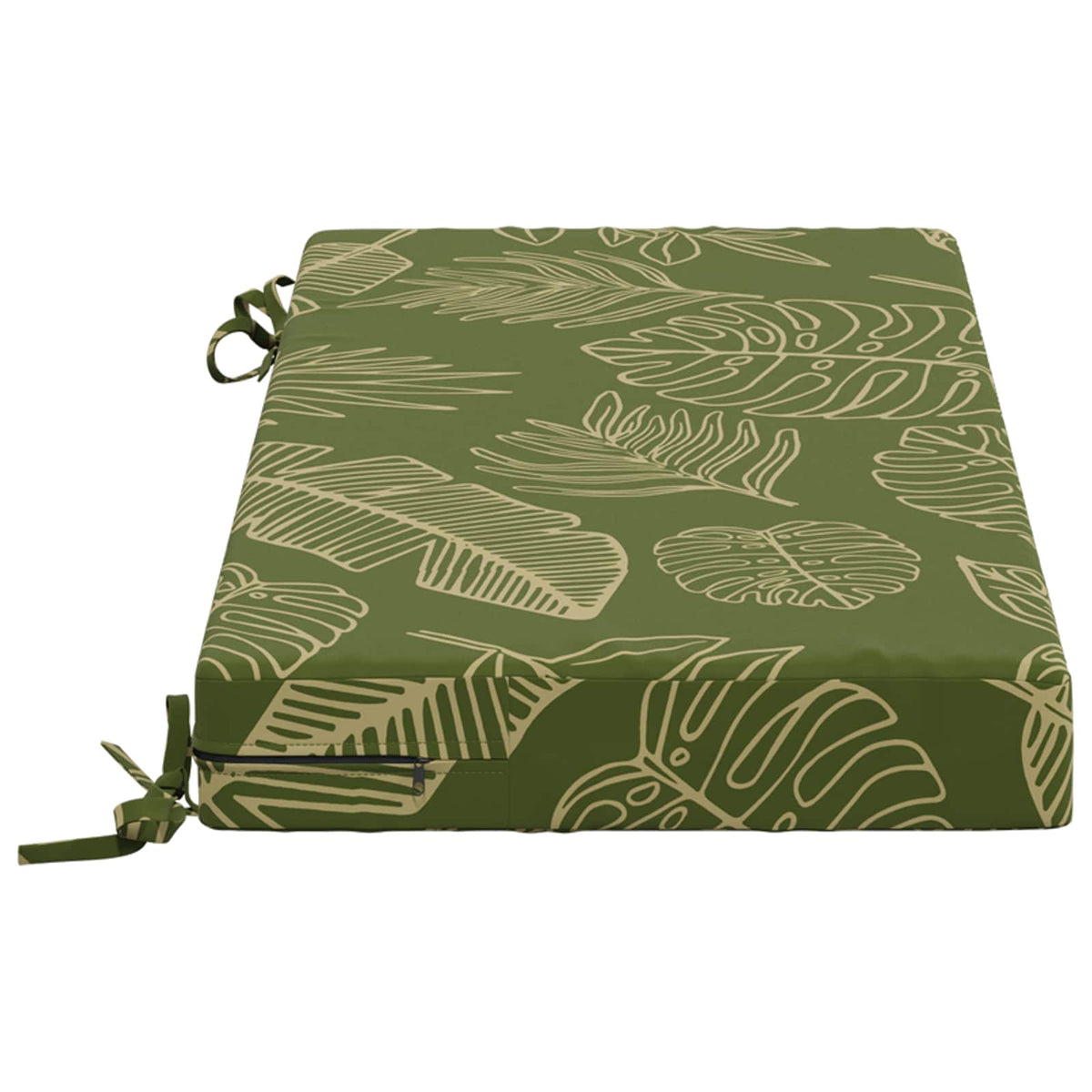 Bankkussen SOEST 100% Polyester Bladontwerp 60 x 40 x 8 cm