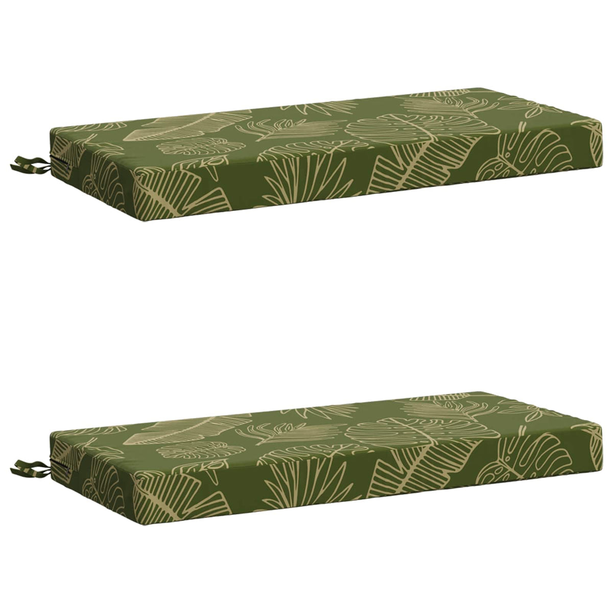 2-delige Bankkussens SOEST 2 st 100% Polyester Bladontwerp