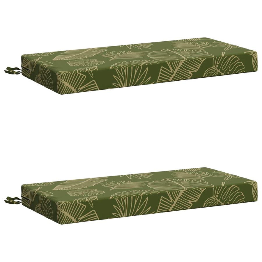 2-delige Bankkussens SOEST 2 st 100% Polyester Bladontwerp
