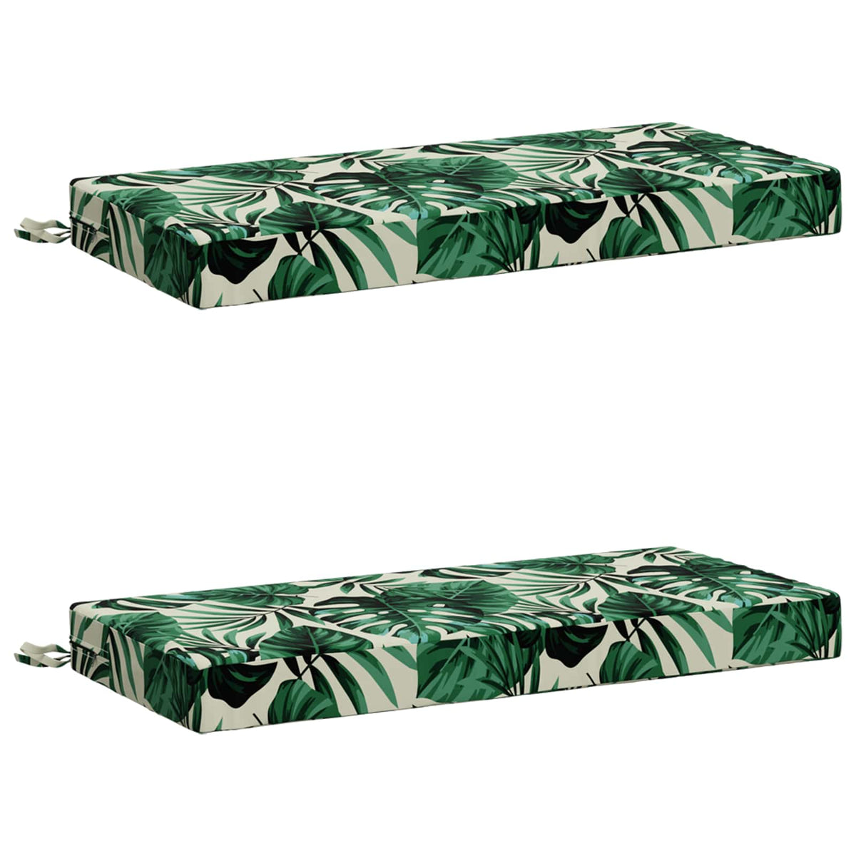 2-delige Bankkussens SOEST 2 st 100% Polyester Bladpatroon