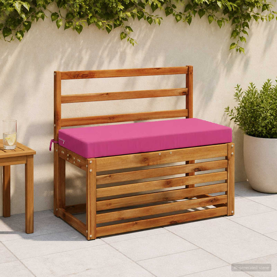 Bankkussen SOEST 100% Polyester Roze 60 x 40 x 8 cm