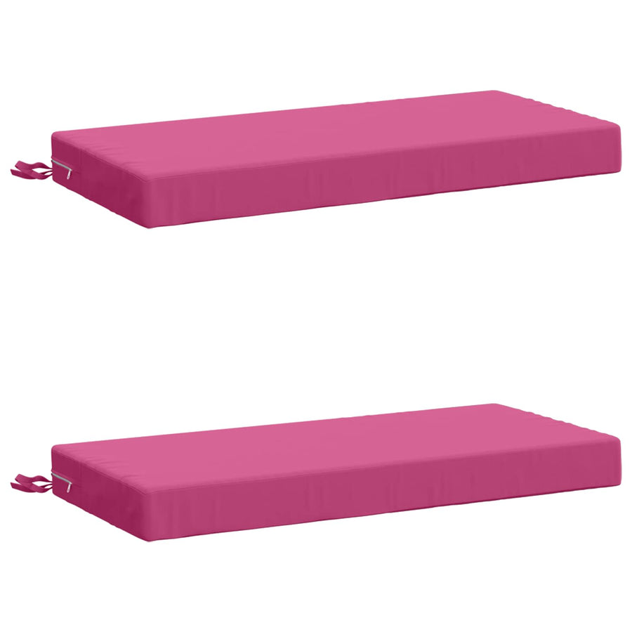 2-delige Bankkussens SOEST 2 st 100% Polyester Roze