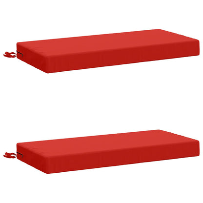 2-delige Bankkussens SOEST 2 st 100% Polyester Rood