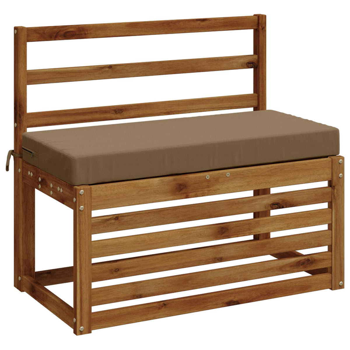 2-delige Bankkussens SOEST 2 st 100% Polyester Taupe