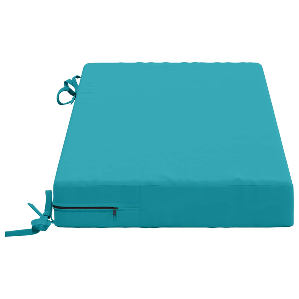 Bankkussen SOEST 100% Polyester Turquoise 60 x 40 x 8 cm
