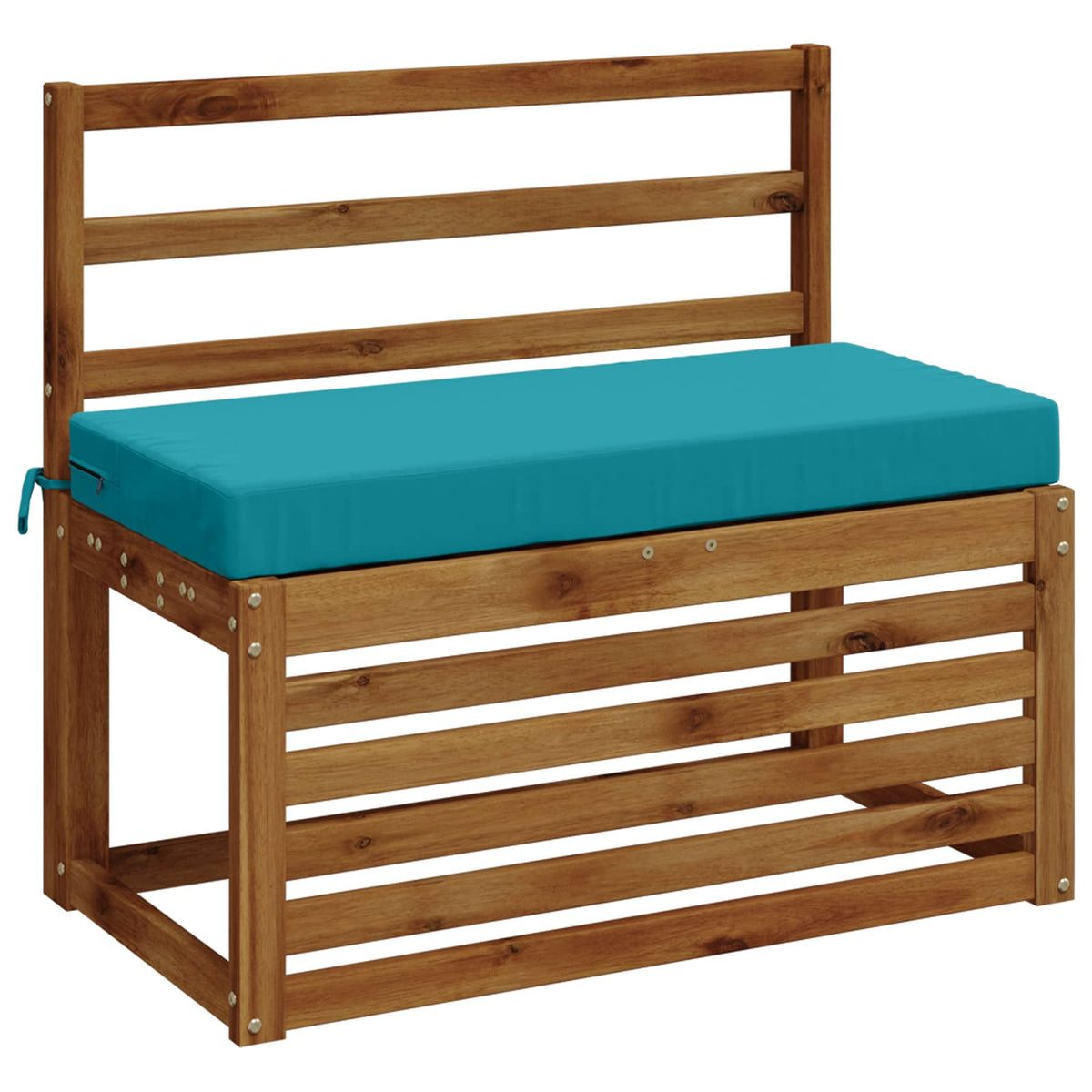 2-delige Bankkussens SOEST 2 st 100% Polyester Turquoise