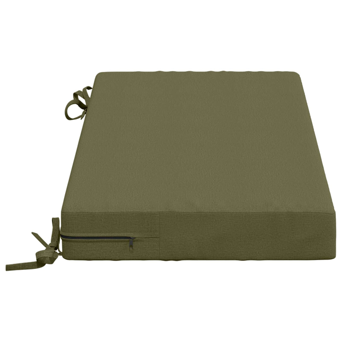 Bankkussen SOEST 100% Polyester Olijfgroen 80 x 40 x 8 cm