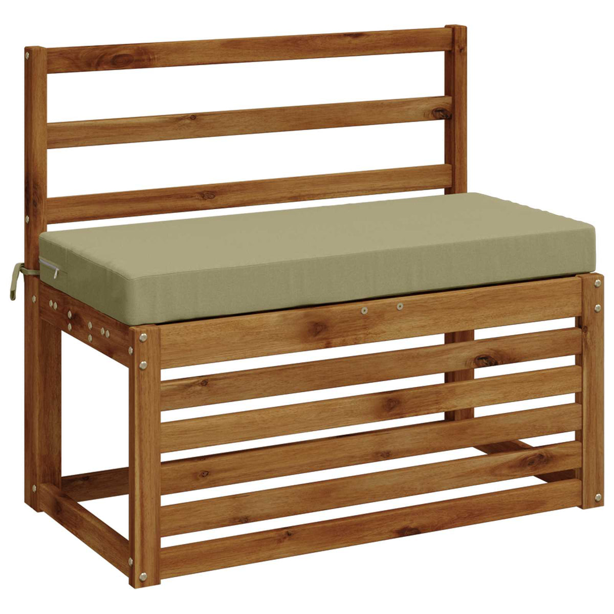Bankkussen SOEST 100% Polyester Lichtgroen 80 x 40 x 8 cm