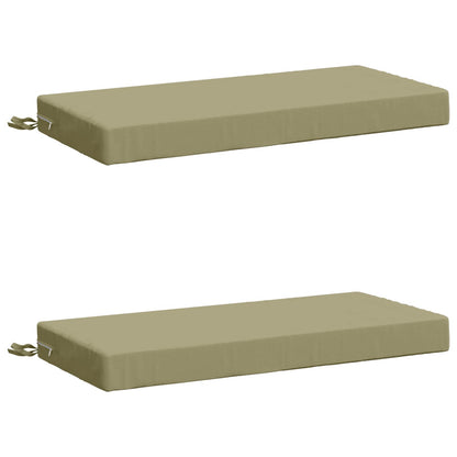 2-delige Bankkussens SOEST 2 st 100% Polyester Lichtgroen