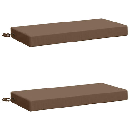 2-delige Bankkussens SOEST 2 st 100% Polyester Taupe