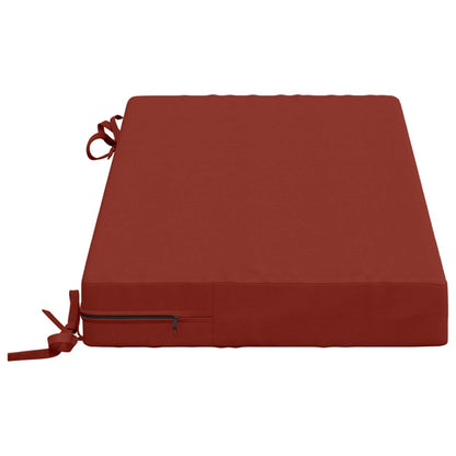 Bankkussen SOEST 100% Polyester Rood 80 x 40 x 8 cm