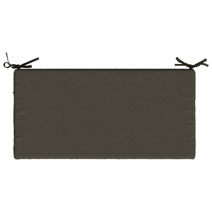 Bankkussen SOEST 100% Polyester Antraciet 80 x 40 x 8 cm