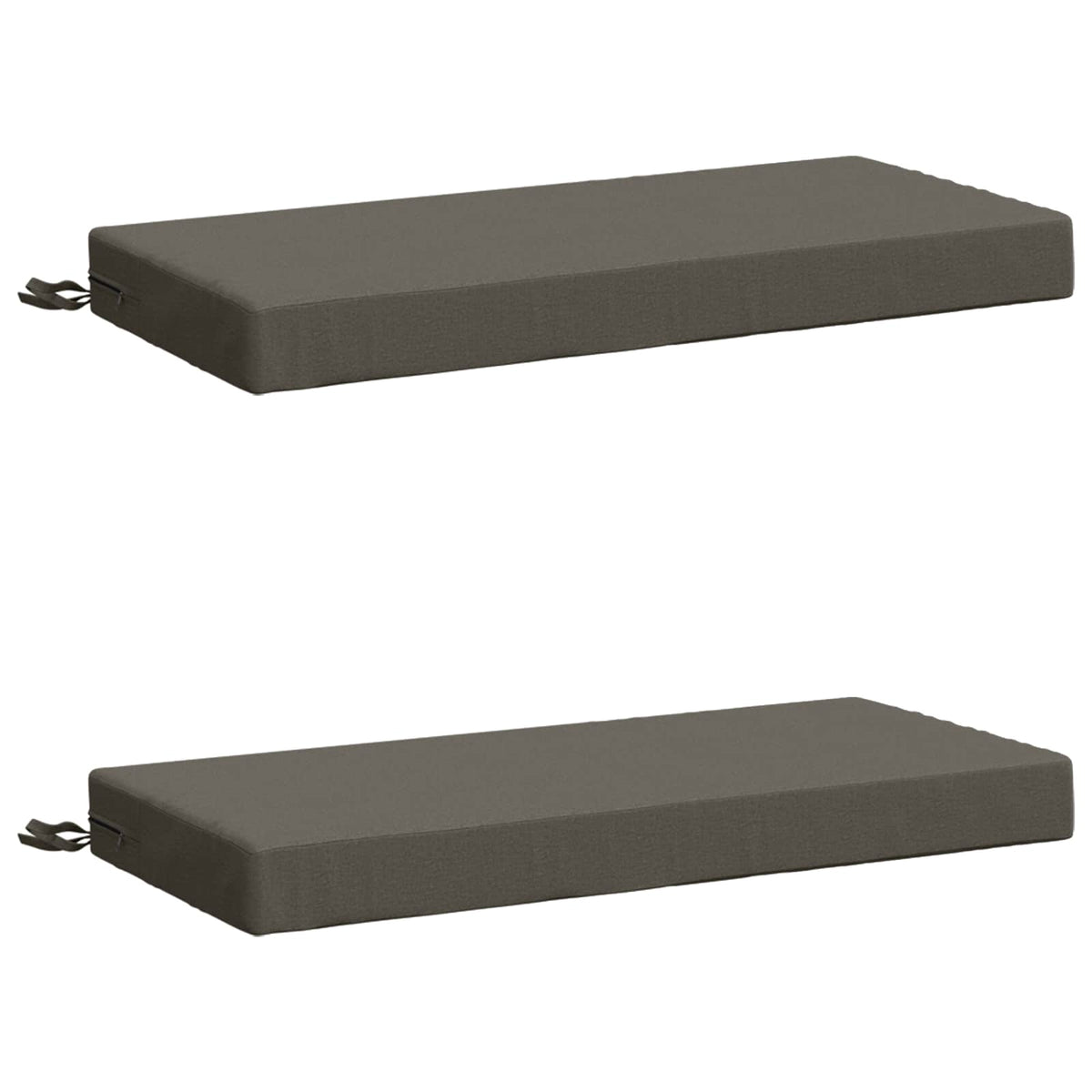 2-delige Bankkussens SOEST 2 st 100% Polyester Grijs