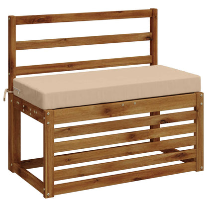 Bankkussen SOEST 100% Polyester Crèmekleurig 80 x 40 x 8 cm