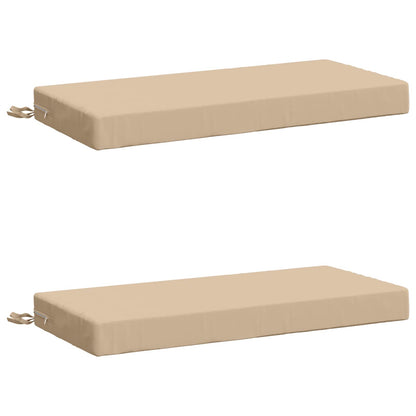 2-delige Bankkussens SOEST 2 st 100% Polyester Crèmekleurig