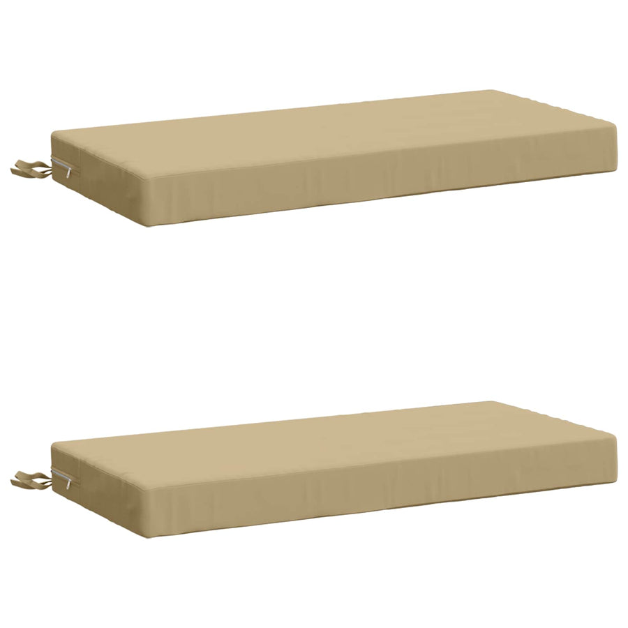 2-delige Bankkussens SOEST 2 st 100% Polyester Beige