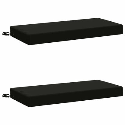 2-delige Bankkussens SOEST 2 st 100% Polyester Zwart
