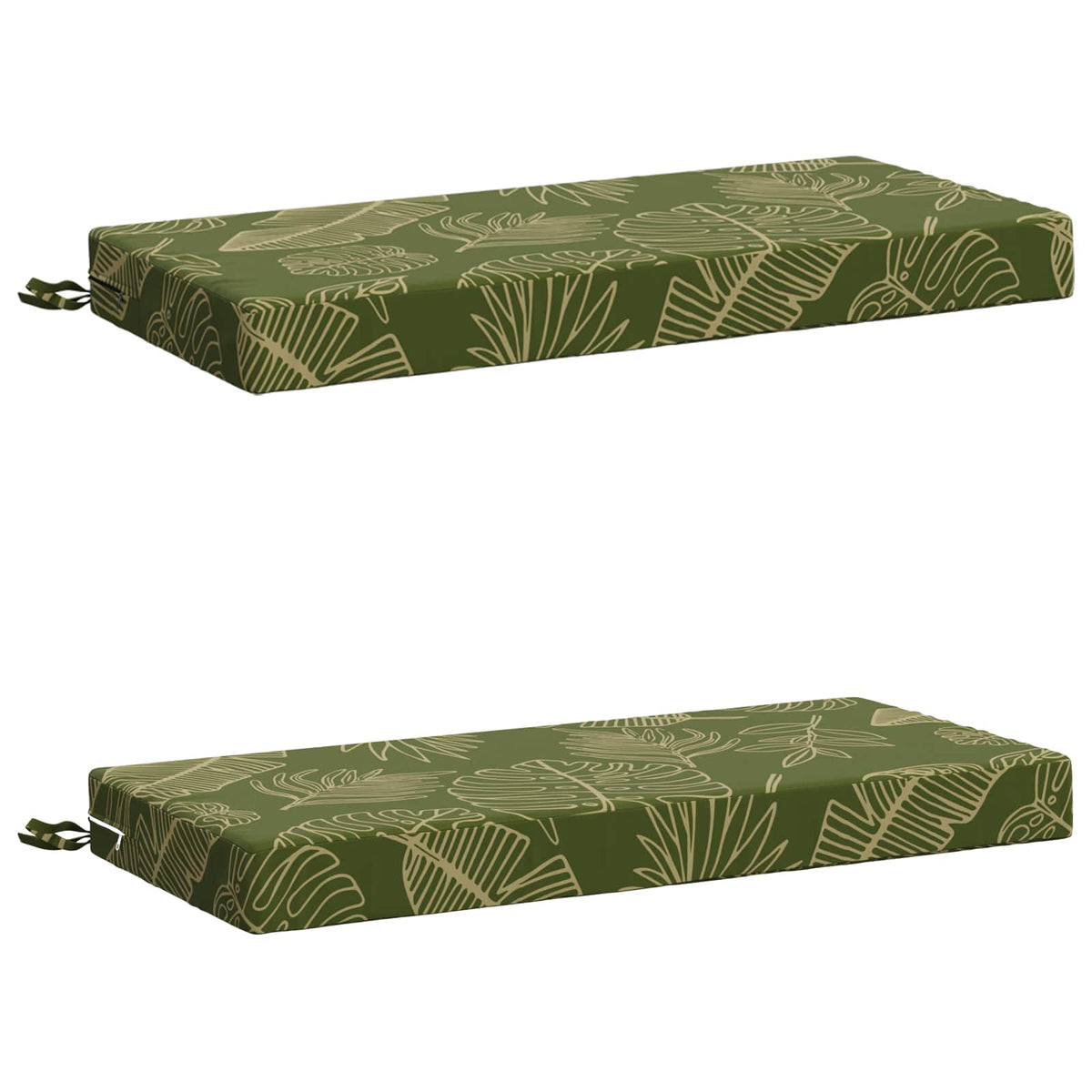 2-delige Bankkussens SOEST 2 st 100% Polyester Bladontwerp