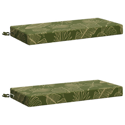 2-delige Bankkussens SOEST 2 st 100% Polyester Bladontwerp