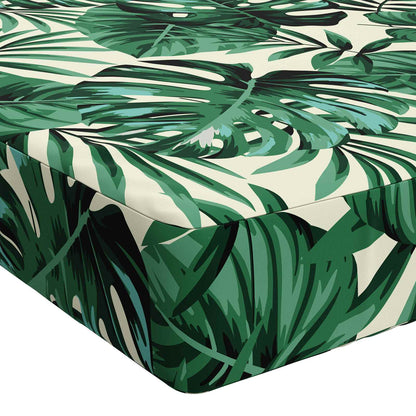 2-delige Bankkussens SOEST 2 st 100% Polyester Bladpatroon
