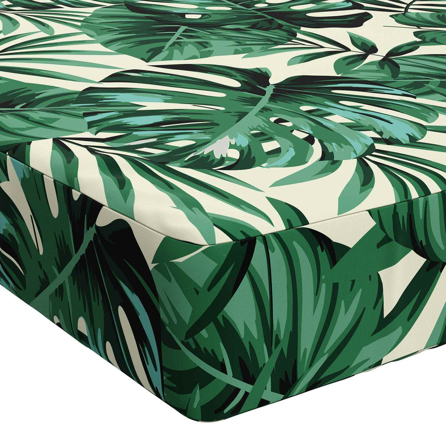 2-delige Bankkussens SOEST 2 st 100% Polyester Bladpatroon