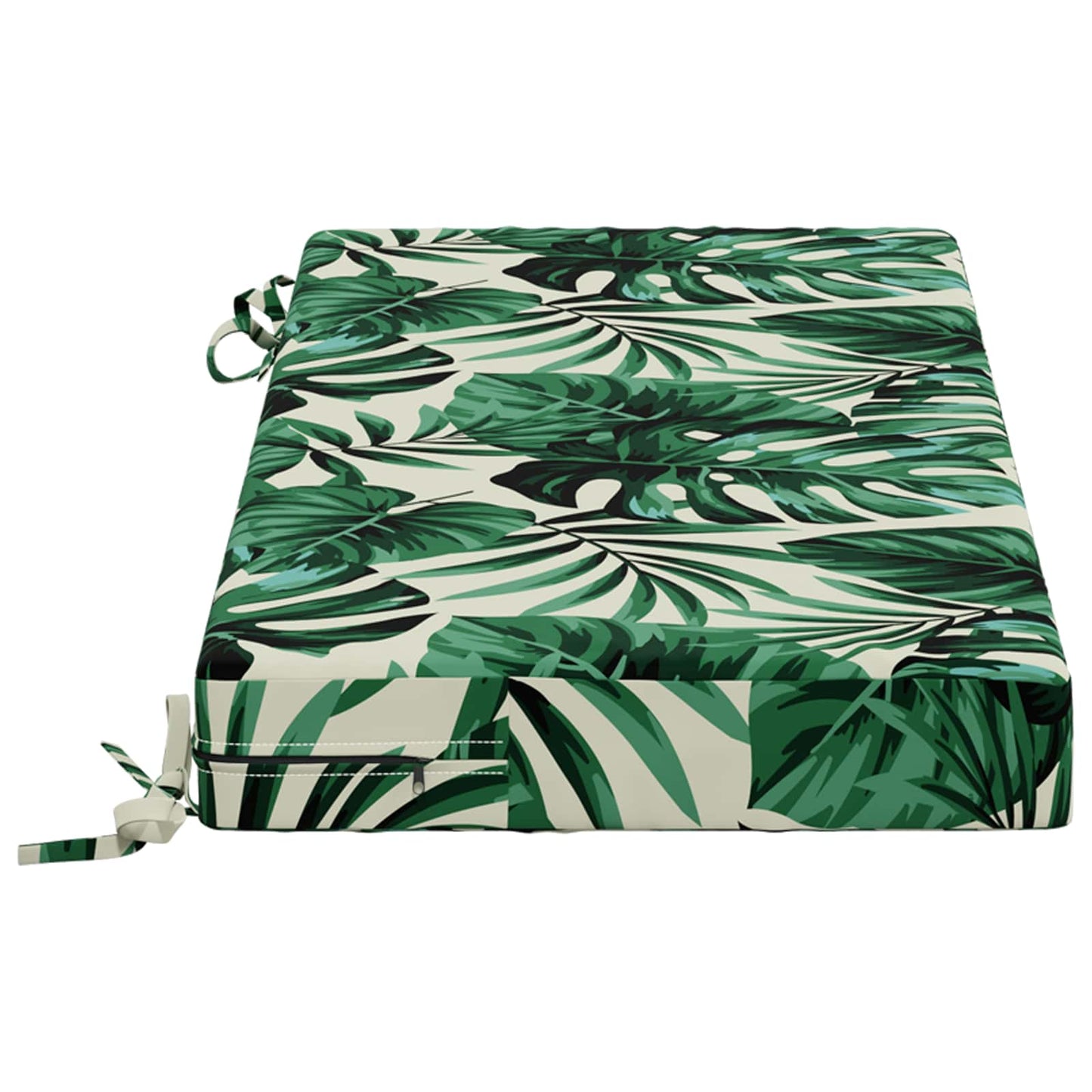 2-delige Bankkussens SOEST 2 st 100% Polyester Bladpatroon