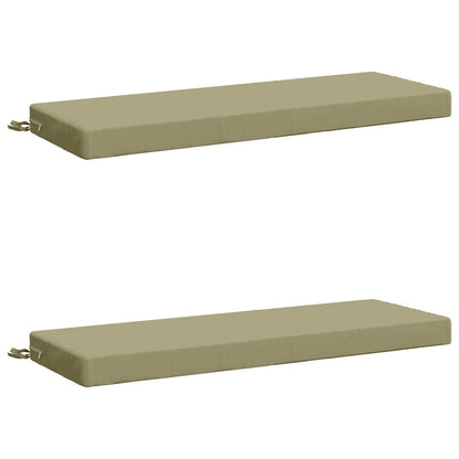 2-delige Bankkussens SOEST 2 st 100% Polyester Lichtgroen