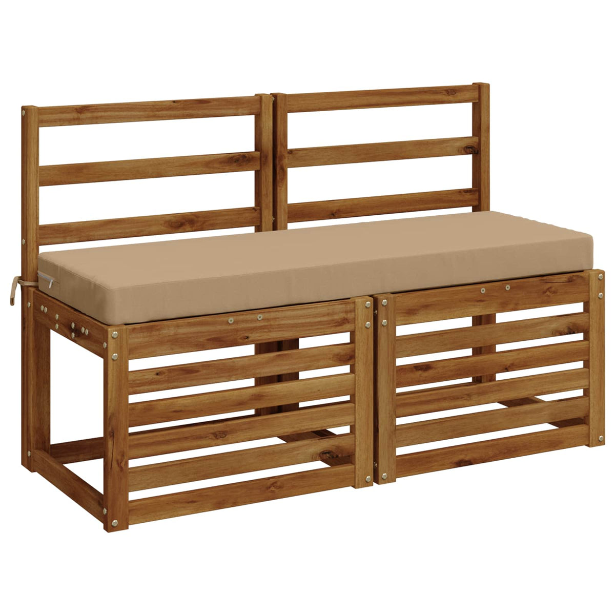 Bankkussen SOEST 100% Polyester Zand 100 x 40 x 8 cm