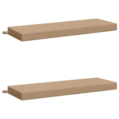 2-delige Bankkussens SOEST 2 st 100% Polyester Zand