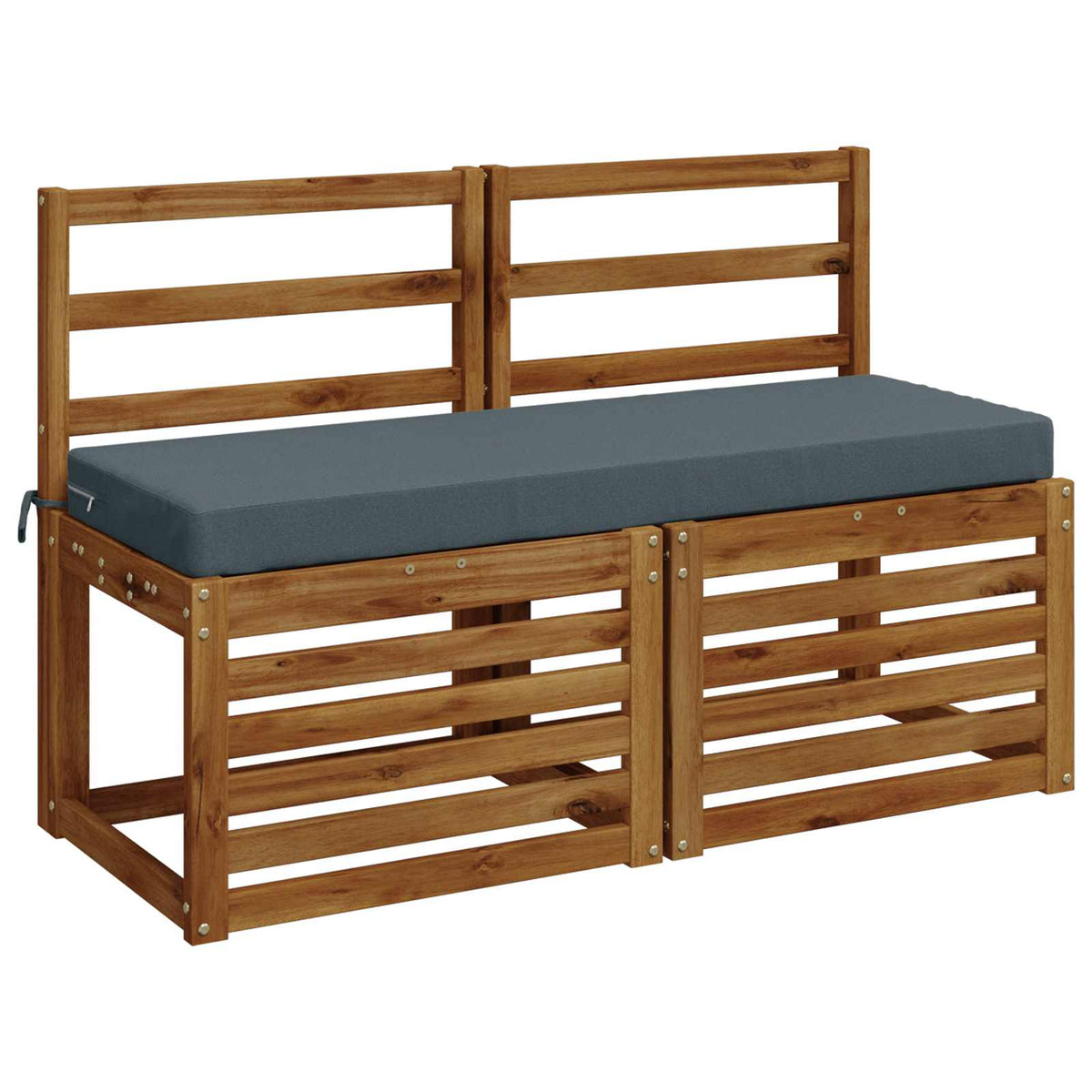 2-delige Bankkussens SOEST 2 st 100% Polyester Blauw
