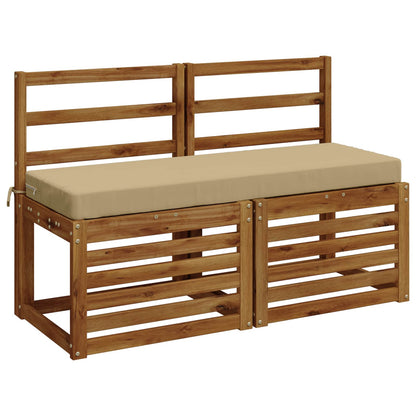 Bankkussen SOEST 100% Polyester Beige 100 x 40 x 8 cm