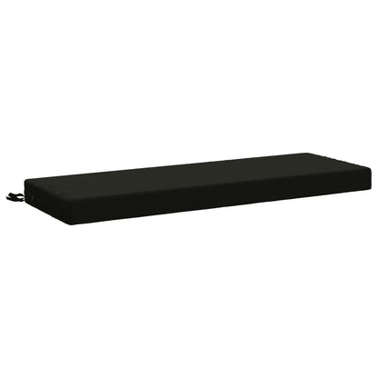 Bankkussen SOEST 100% Polyester Zwart 100 x 40 x 8 cm