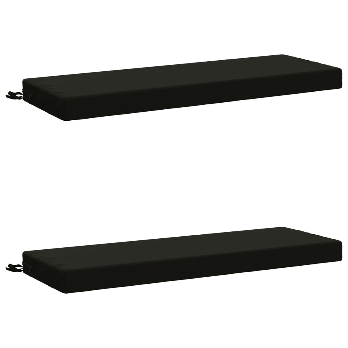 2-delige Bankkussens SOEST 2 st 100% Polyester Zwart