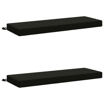 2-delige Bankkussens SOEST 2 st 100% Polyester Zwart