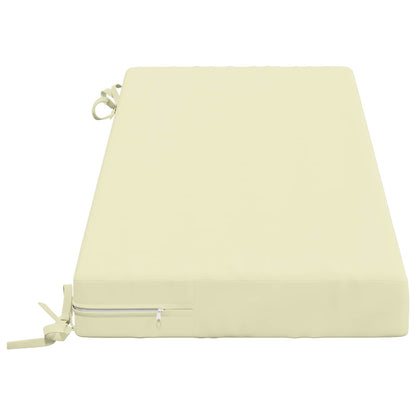 Bankkussen SOEST 100% Polyester Crèmekleurig 100 x 40 x 8 cm