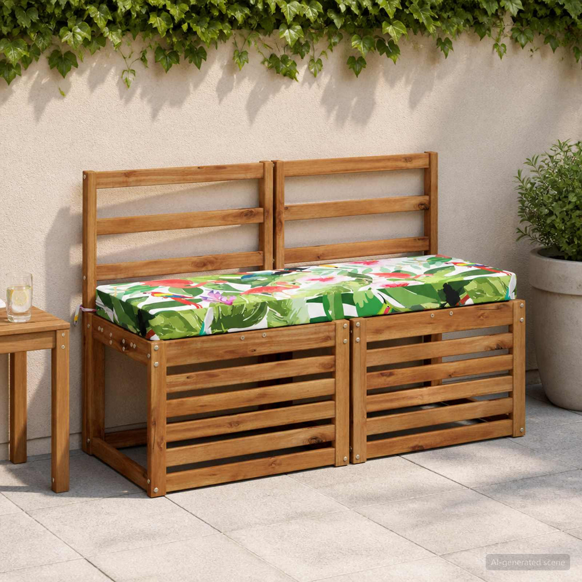 2-delige Bankkussens SOEST 2 st 100% Polyester Meerkleurig