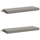 Bankkussens SOEST 2 stuks grijs polyester