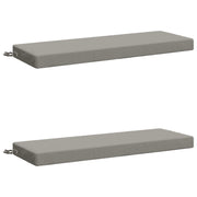 Bankkussens SOEST 2 stuks grijs polyester